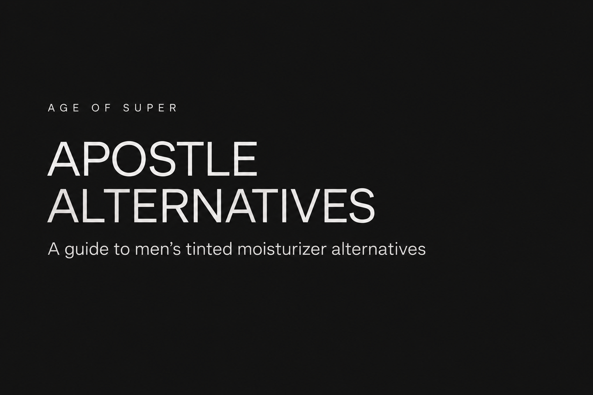 Age of Super — Apostle alternatives for men’s tinted moisturizer